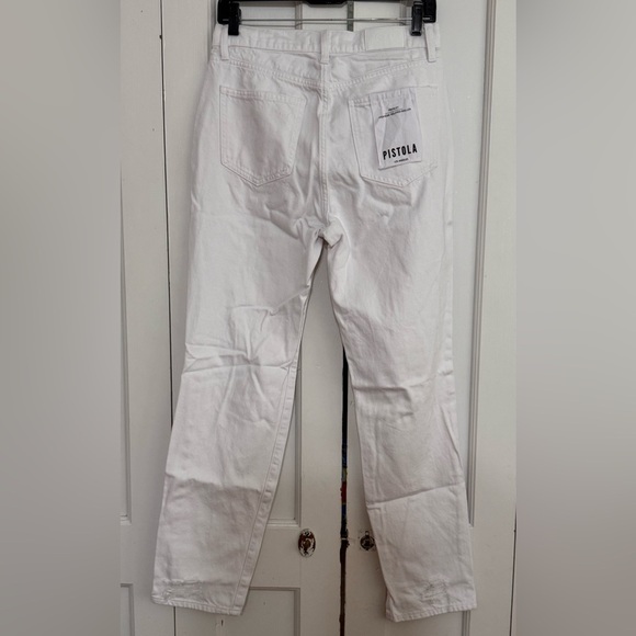 PISTOLA PRESLEY HIGH RISE RELAXED ROLLER in Blizzard - Picture 6 of 6